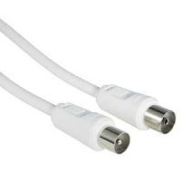 Hama Antenna Cable Coaxial Male Plug - Coaxial Female Jack, 1 m, 75 dB (00042960)